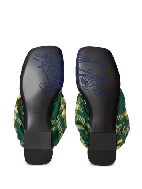 Burberry Burberry check pool flat slides