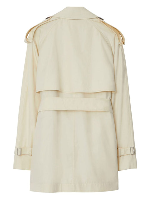 Burberry Burberry Short Belted Trench Coat