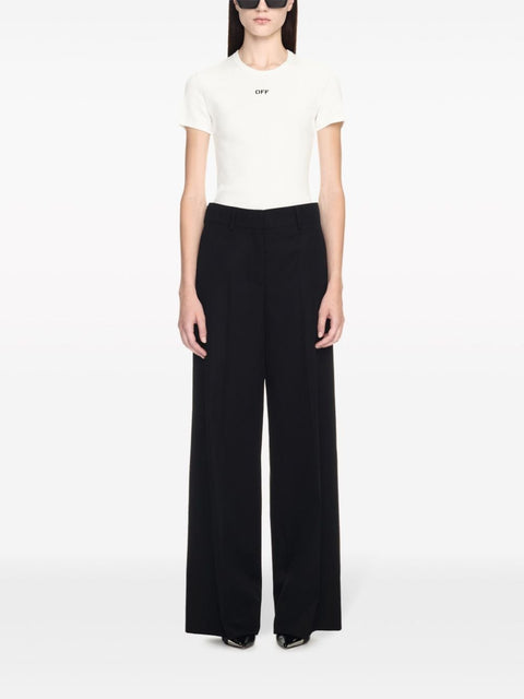 Off White Off White Formal over wool trousers