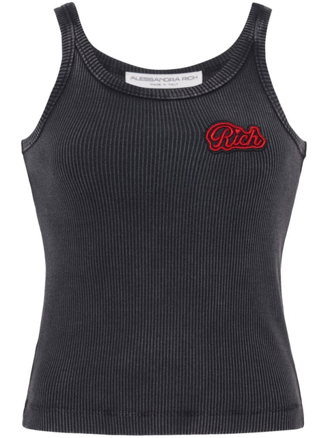 Alessandra Rich Alessandra Rich Top Grey