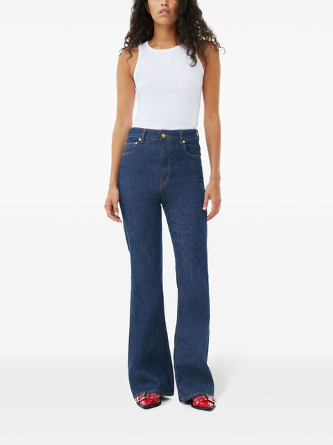 Ganni Ganni Cotton Rib Tank Top