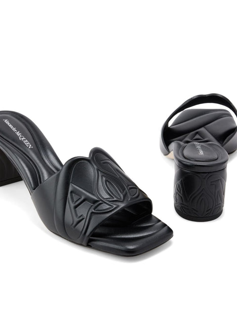 Alexander Mcqueen Alexander McQueen seal leather mules