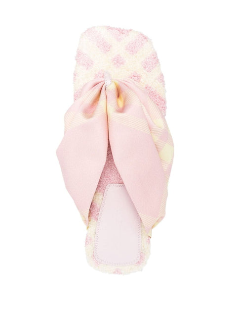 Burberry Burberry check thong sandals