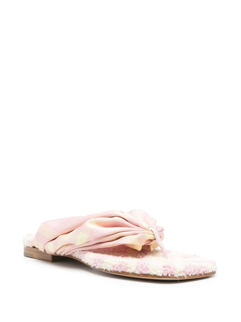 Burberry Burberry check thong sandals
