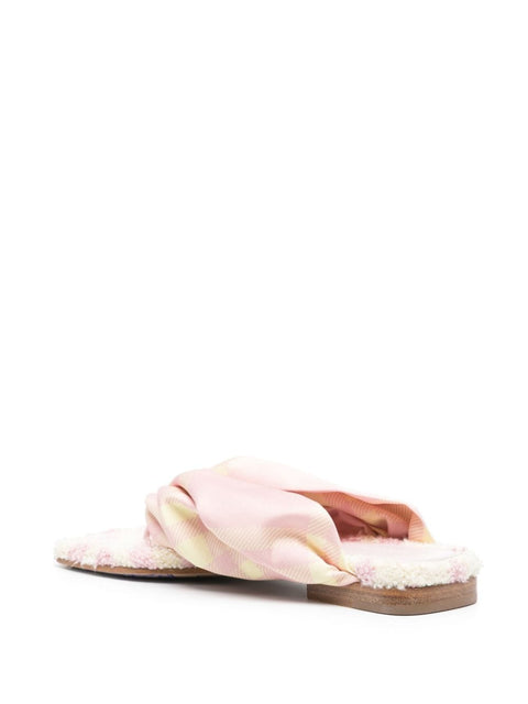 Burberry Burberry check thong sandals