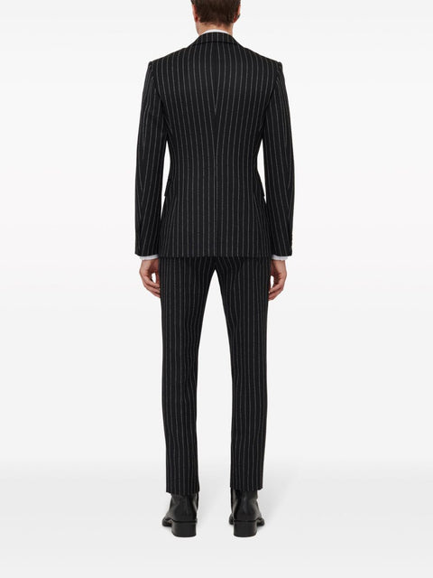 Alexander Mcqueen Alexander McQueen pinstriped single-breasted blazer