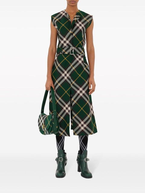 Burberry Burberry Nova Check Midi Dress
