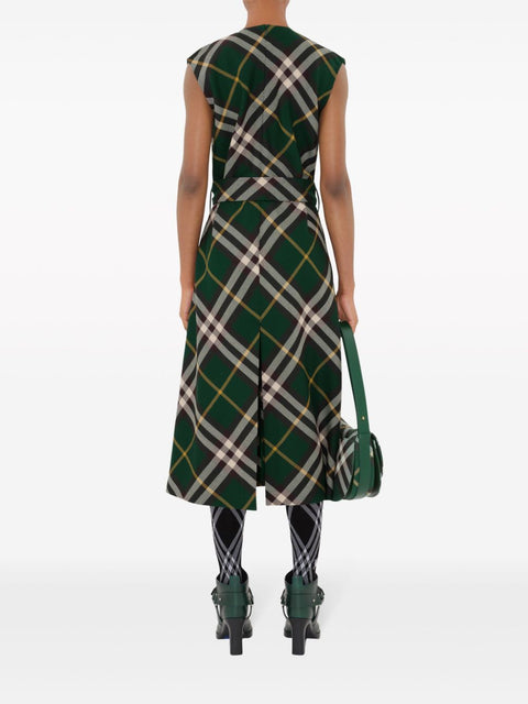 Burberry Burberry Nova Check Midi Dress