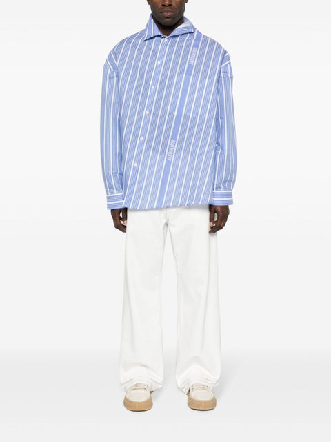JACQUEMUS JACQUEMUS Shirts Clear Blue