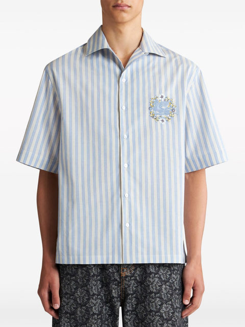 Etro Etro Shirts Clear Blue
