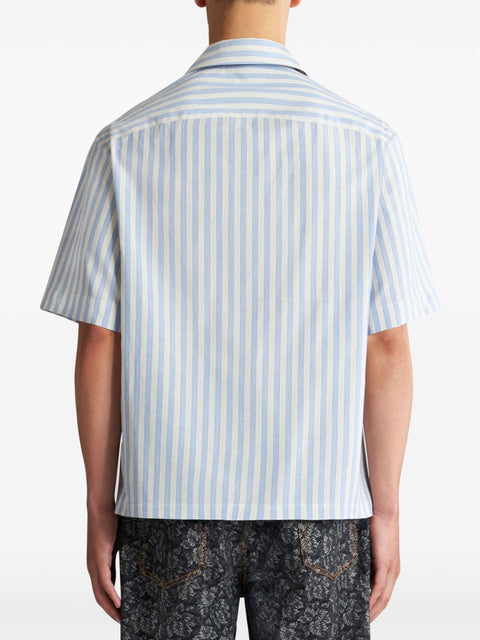 Etro Etro Shirts Clear Blue