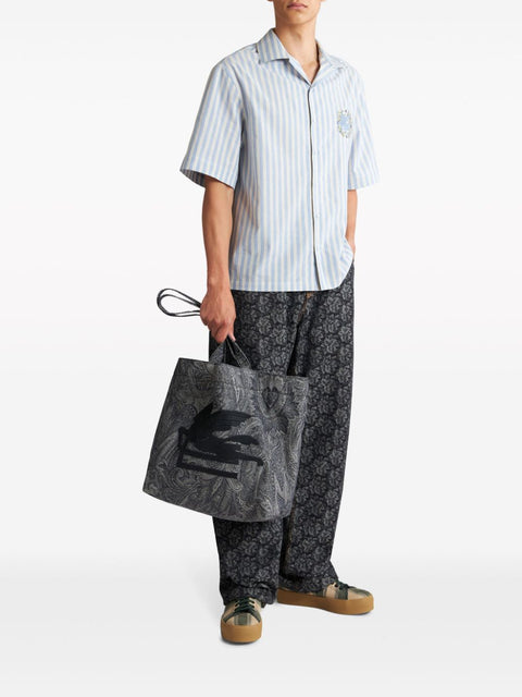 Etro Etro Shirts Clear Blue