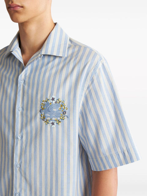 Etro Etro Shirts Clear Blue