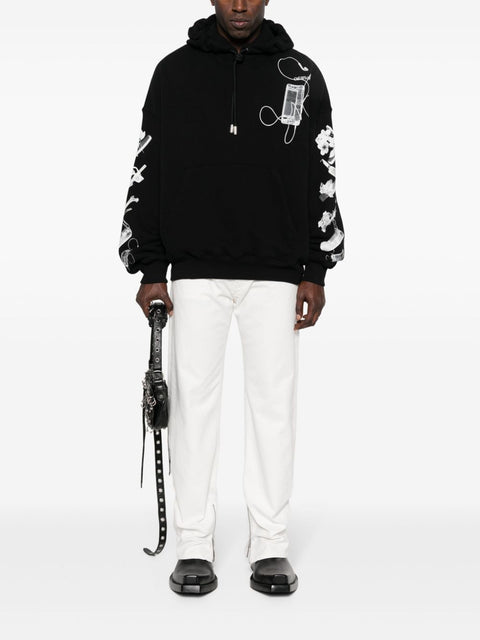 Off White Off White 90's Logo Skate straight-leg jeans