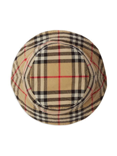 Burberry Burberry Vintage Check Cotton Bucket Hat