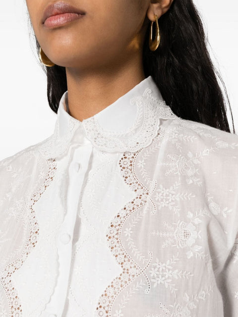 Ermanno Scervino Ermanno Scervino Embroidered shirt dress