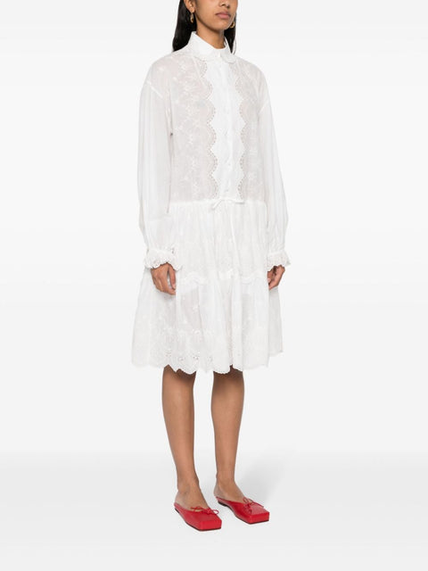 Ermanno Scervino Ermanno Scervino Embroidered shirt dress