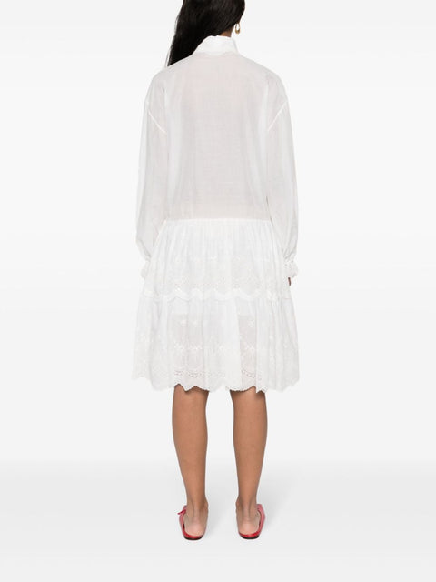 Ermanno Scervino Ermanno Scervino Embroidered shirt dress