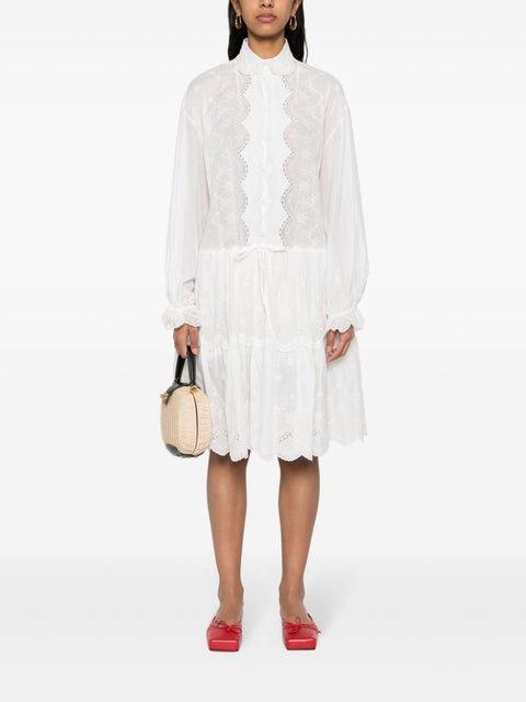Ermanno Scervino Ermanno Scervino Embroidered shirt dress