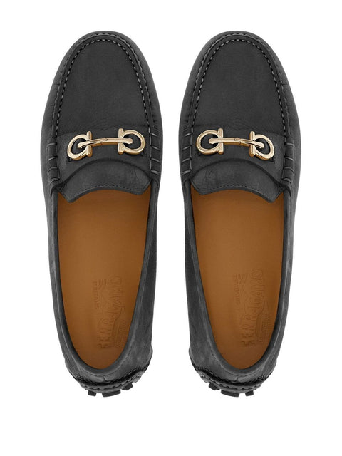 Ferragamo Ferragamo Double Gancini Moccasins
