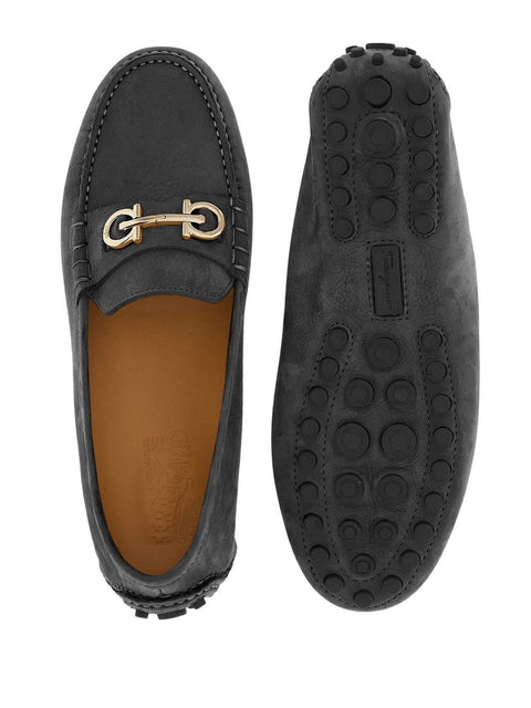 Ferragamo Ferragamo Double Gancini Moccasins