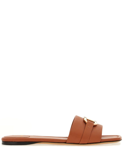Ferragamo Ferragamo 40mm Gancini-buckle Leather Slides