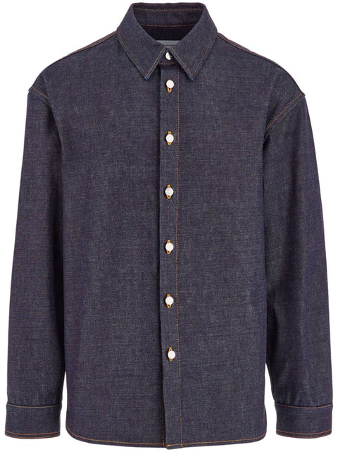 Ferragamo Ferragamo Shirts Blue