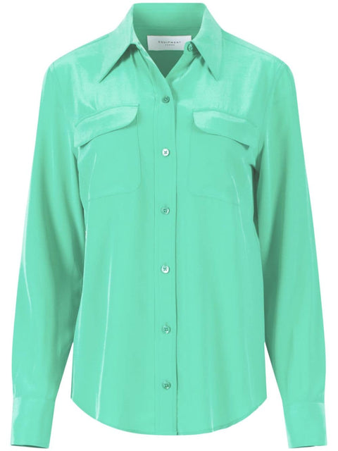Equipment Equipment Shirts Green