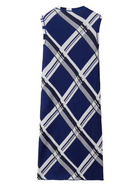 Burberry Burberry check-print silk dress