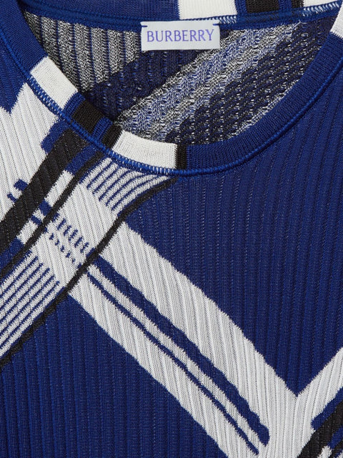 Burberry Burberry check-print silk dress