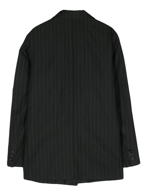 Comme Comme Comme Comme Single breasted pinstripe blazer