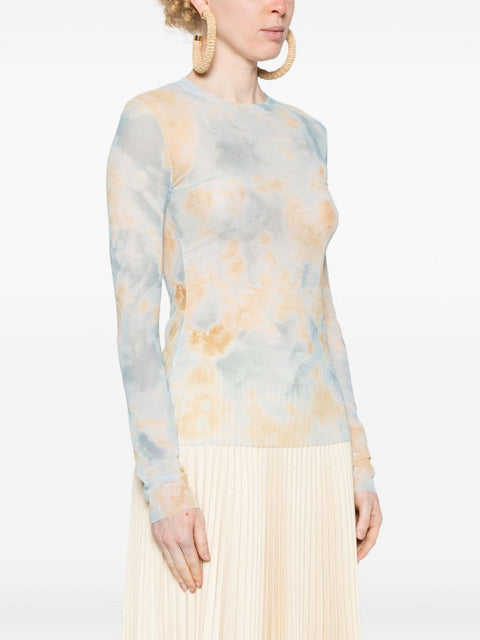 Erika Cavallini Semi-Couture Erika Cavallini Semi-Couture T-shirts and Polos Clear Blue