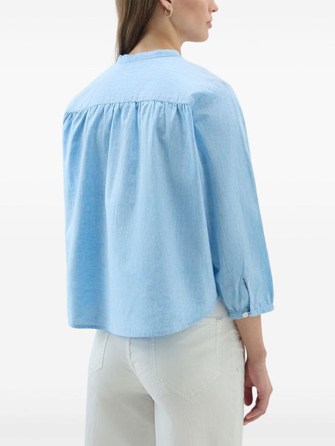 Woolrich Woolrich Shirts Clear Blue