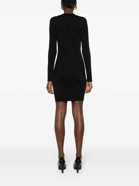 Saint Laurent Saint Laurent Décolleté Mini Dress