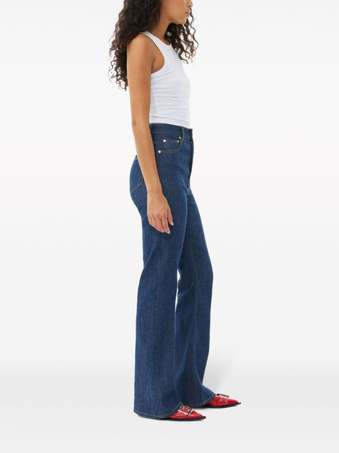Ganni Ganni Cotton Rib Tank Top