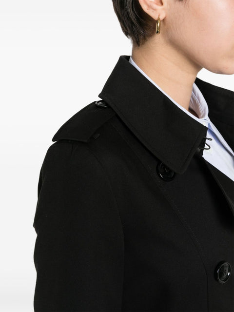 Burberry Burberry gabardine-weave trench coat