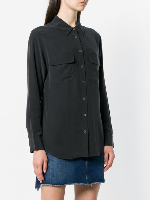 Equipment Equipment Shirts Black