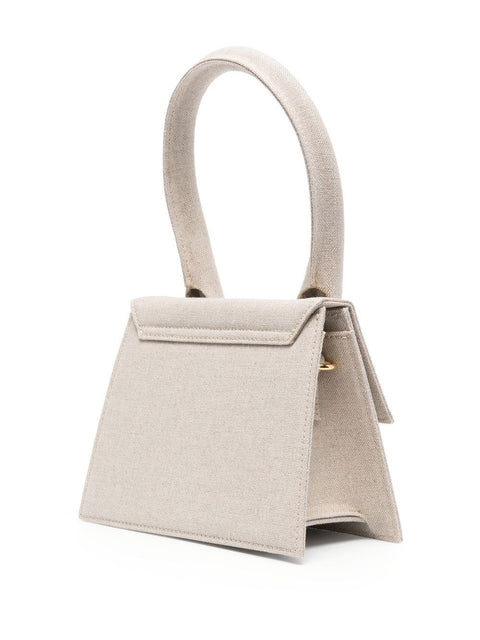 JACQUEMUS Jacquemus Le Chiquito Noeud cotton canvas shoulder bag