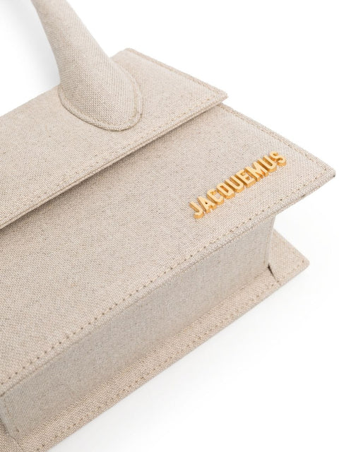 JACQUEMUS Jacquemus Le Chiquito Noeud cotton canvas shoulder bag