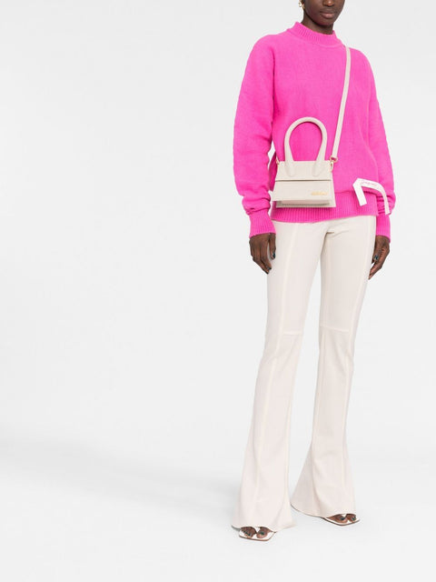 JACQUEMUS Jacquemus Le Chiquito Noeud cotton canvas shoulder bag