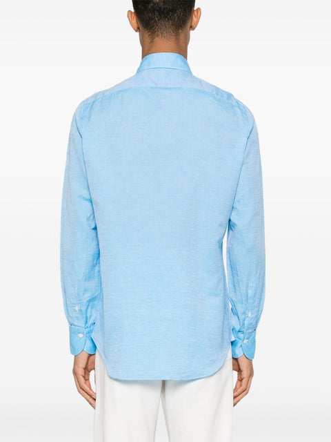 Finamore 1925 Napoli FINAMORE 1925 NAPOLI Shirts Clear Blue