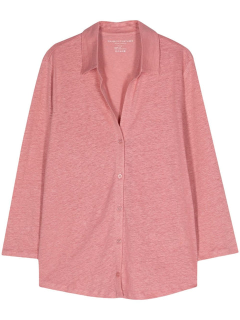 Majestic Majestic Shirts Pink
