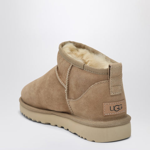 Ugg UGG Classic Ultra Mini sand coloured boot