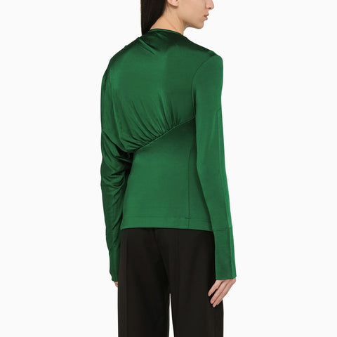 Victoria Beckham Victoria Beckham Emerald green viscose sweater