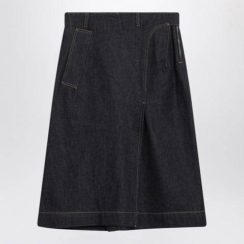 Victoria Beckham Victoria Beckham Dark blue denim skirt