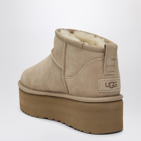 Ugg UGG Classic Ultra Mini boots with sand-coloured platform