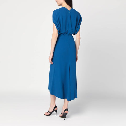 Victoria Beckham Victoria Beckham Sapphire blue midi dress