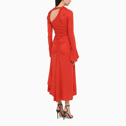 Victoria Beckham Victoria Beckham cut out detail red dress