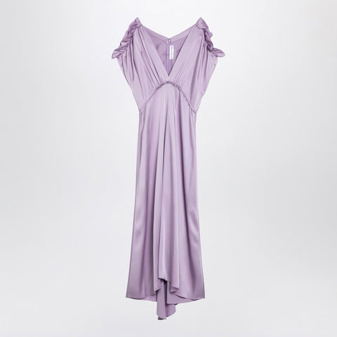 Victoria Beckham Victoria Beckham Petunia-coloured midi dress with ruffles