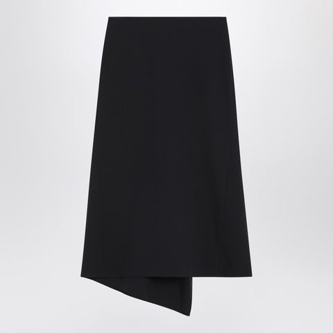 Victoria Beckham Victoria Beckham Navy blue skirt in wool blend